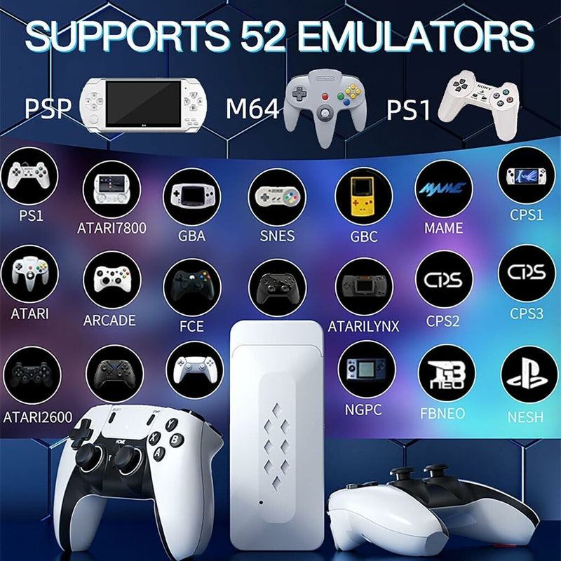 Vídeo Game Stick 4K X2 Plus Com 2 Controles Sem Fio