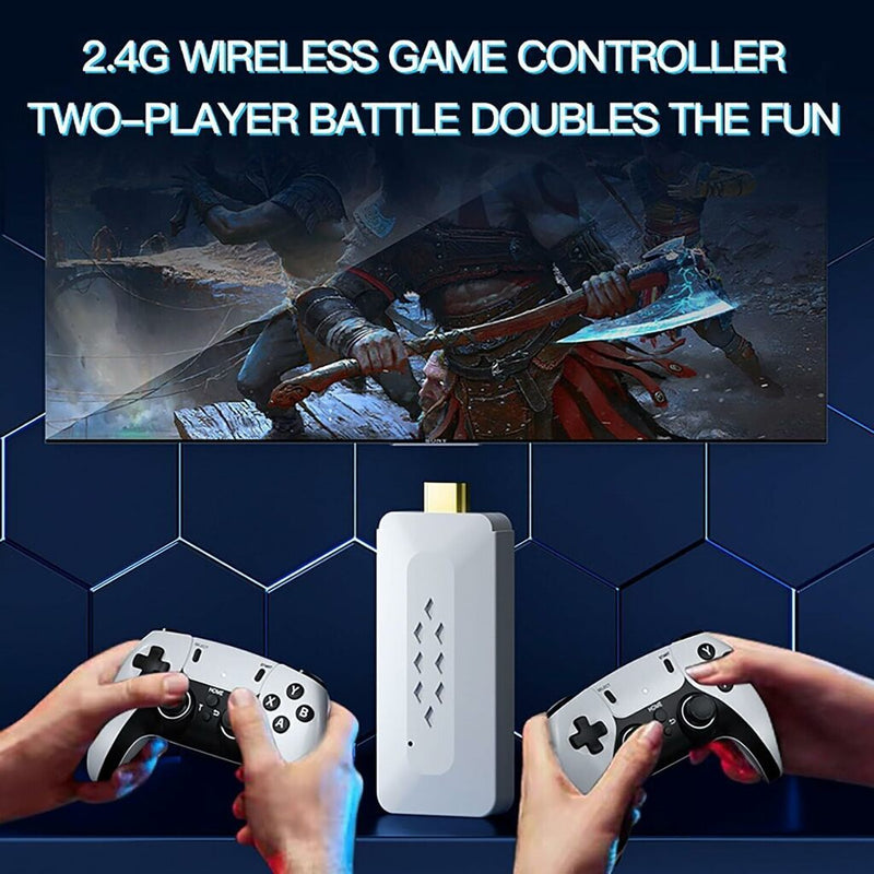 Vídeo Game Stick 4K X2 Plus Com 2 Controles Sem Fio