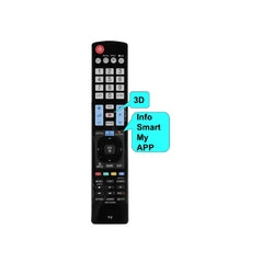 Controle Remoto Compatível com LED LCD LG 3d Smart Akb73756510 Akb73756504