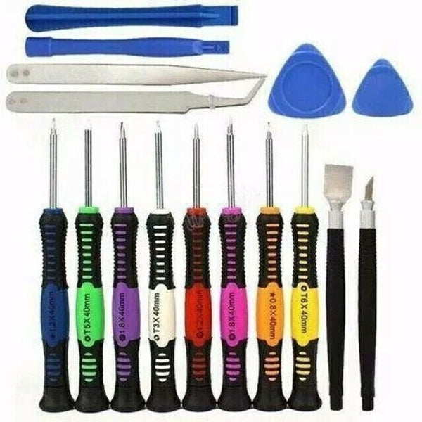 Kit 16 em 1 Jogo De Chaves Manutenção De Celulares T4 T5 T6