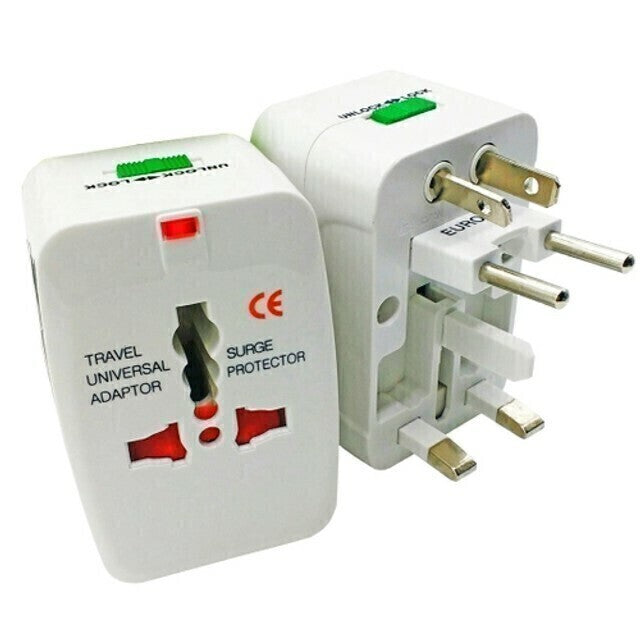 Adaptador Tomada Universal Europeu Usa Europa Asia