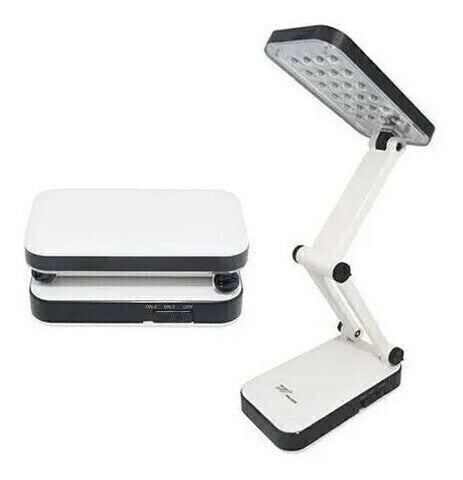 Abajur Luminária De Mesa Dobrável 24 Led Recarregável