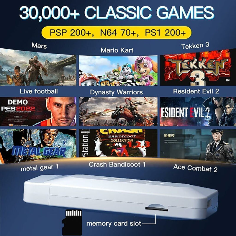 Vídeo Game Stick 4K X2 Plus Com 2 Controles Sem Fio