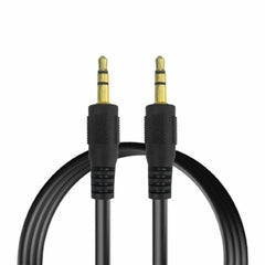 Kit 50 Cabo auxiliar áudio estéreo P2 X P2 plug 3,5mm 1,4m